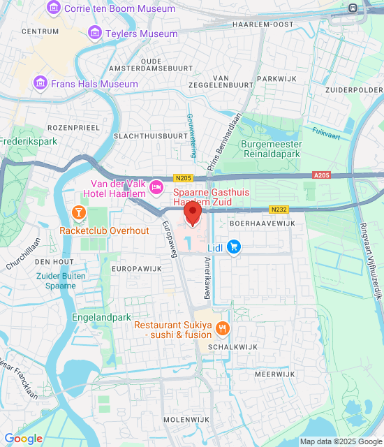 Spoedpost Haarlem Zuid için Google harita resmi