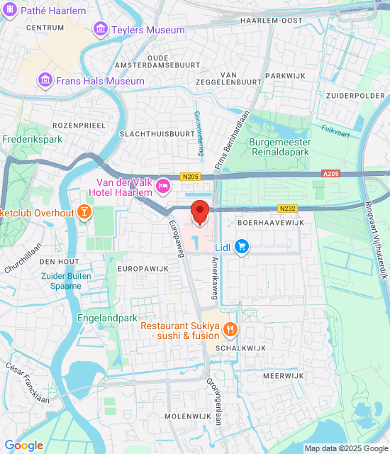 Spoedpost Haarlem Zuid için Google harita resmi