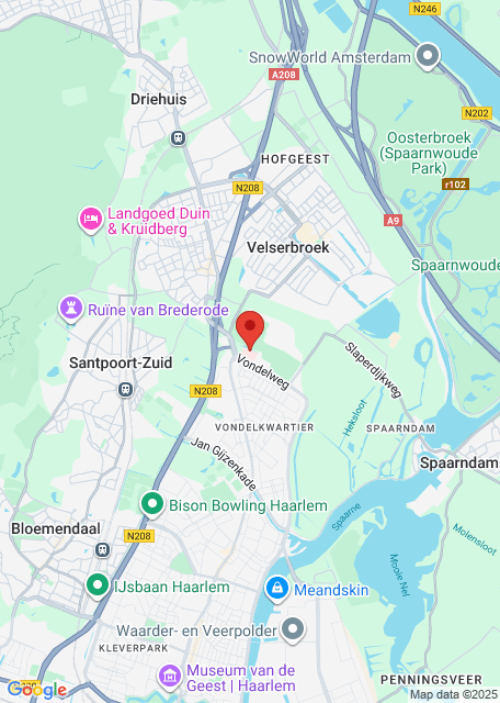 Spoedpost Haarlem Noord için Google harita resmi