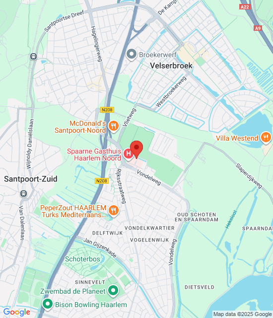 Spoedpost Haarlem Noord için Google harita resmi